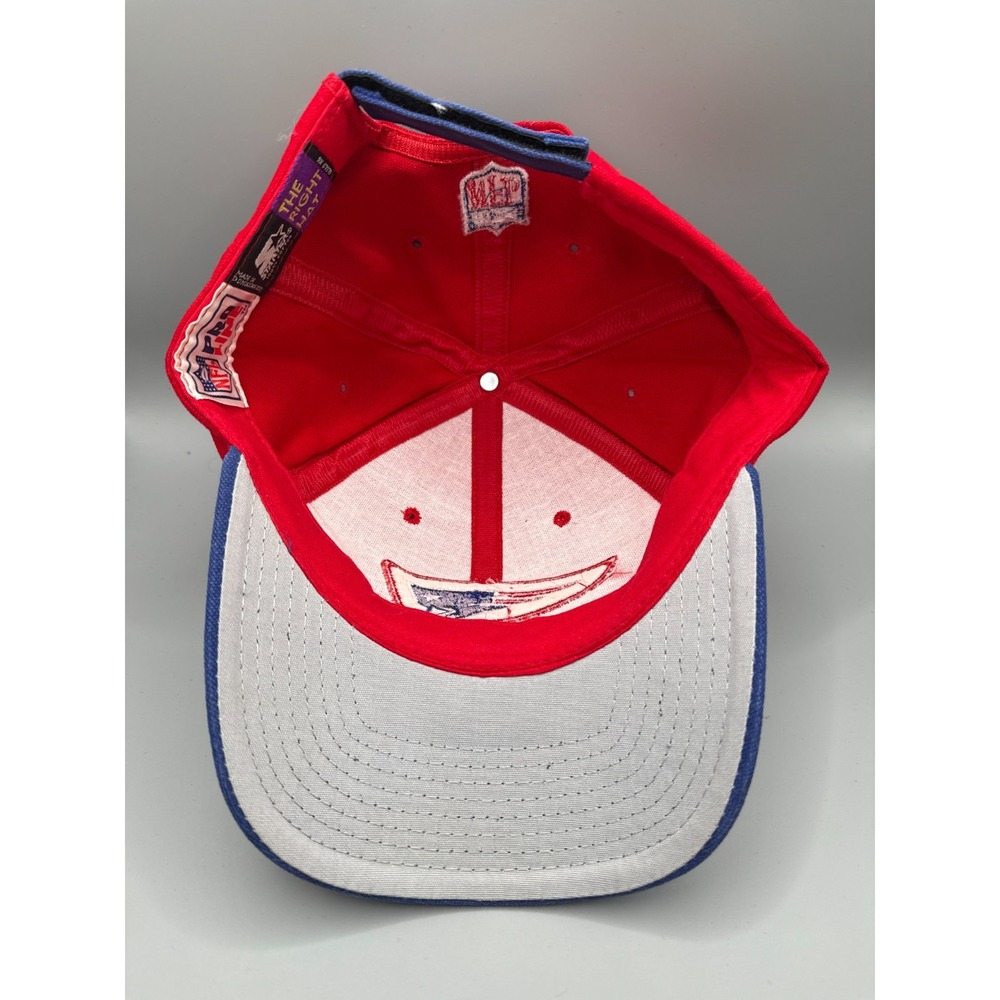 Vintage 90s New England Patriots Starter Pro Line Snapback Hat NFL Red Blue NEW - Picture 8 of 9